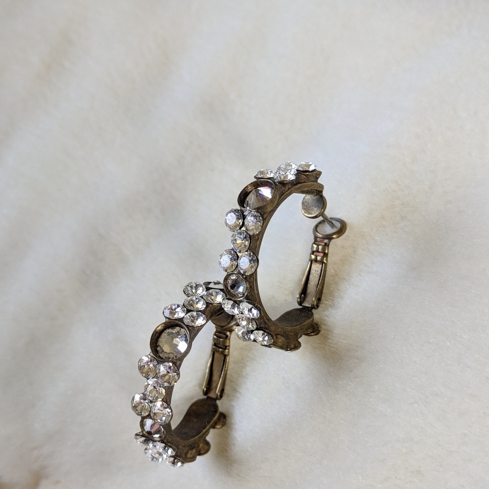 Sorrelli clear crystal earrings